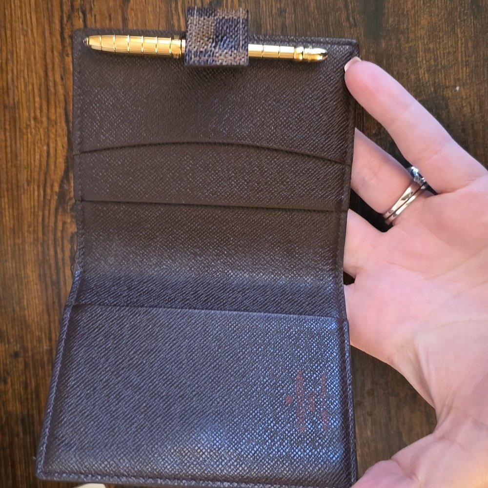 🔥SALE🔥Louis Vuitton Damier Ebene Adress Book - Picture 2 of 16